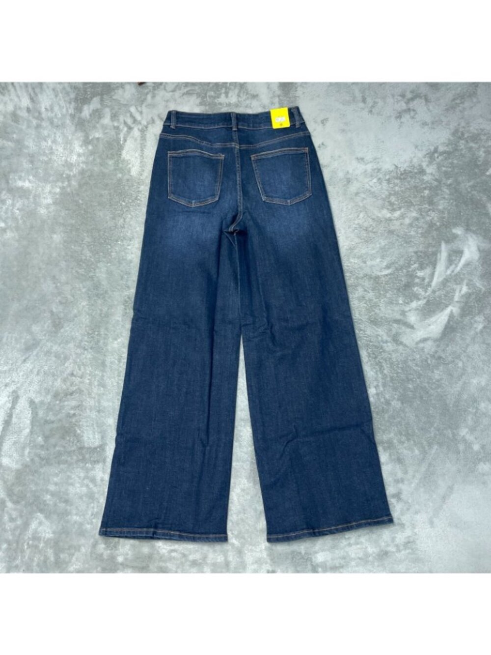 NWT Well Worn Women's Size 6/28 Wide Leg High Rise Jeans Dark Wash Denim G2140 - Picture 5 of 13